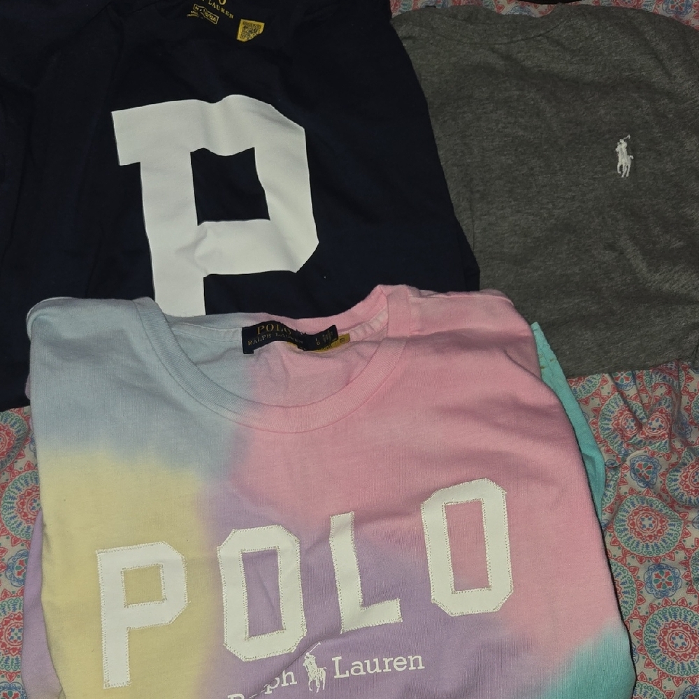 Ralph Lauren Womens Tie-Dye and Graphic Tees